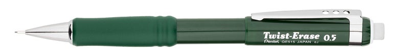 Pentel Twist-Erase III Mechanical Pencil (0.5mm), Green Barrel - Image 2