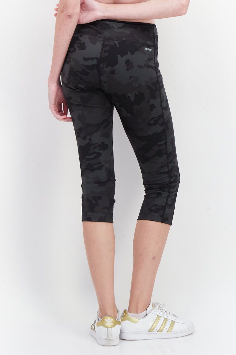 New Balance Women Fitted Training Tights, Olive - Image 3
