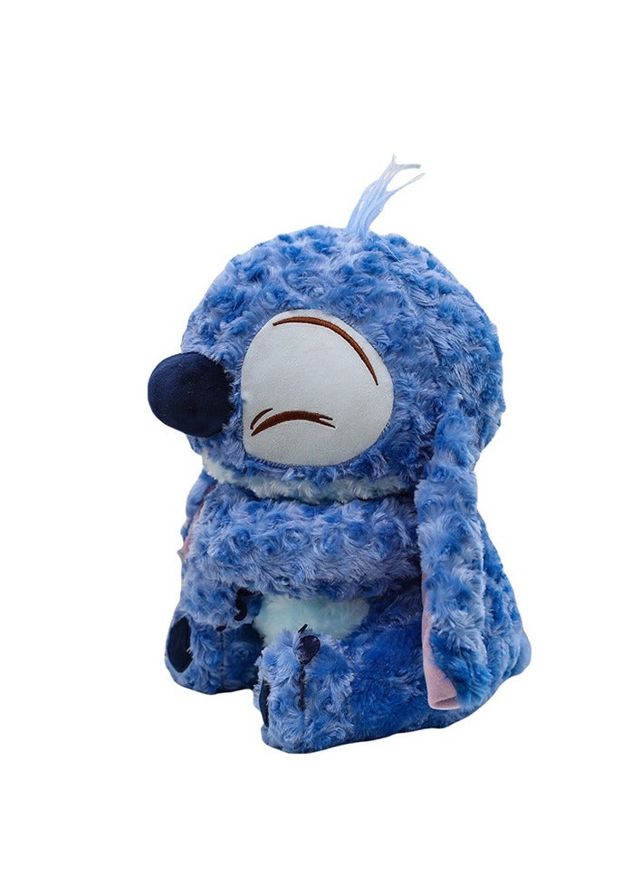 45cm curly Stitch plush toy to sleep with pillow gift - Image 3
