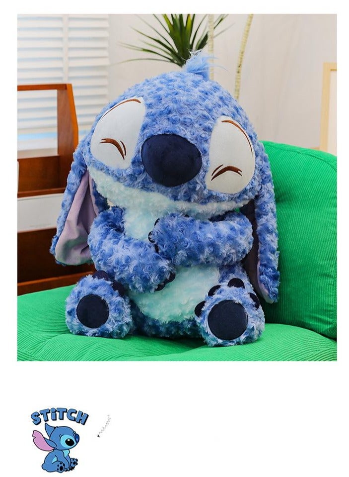 45cm curly Stitch plush toy to sleep with pillow gift - Image 1