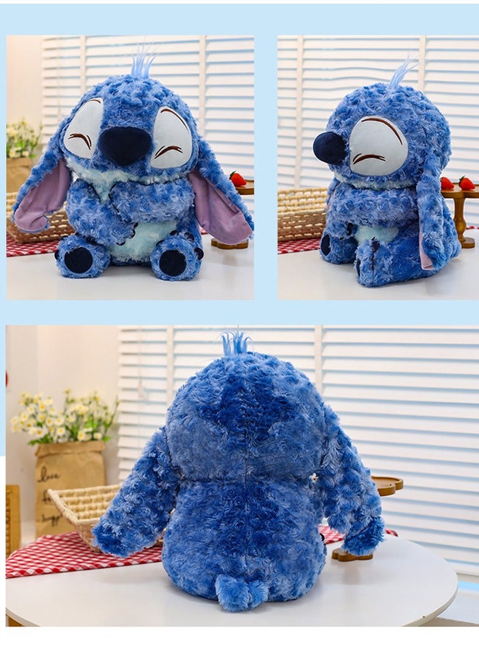 45cm curly Stitch plush toy to sleep with pillow gift - Image 5