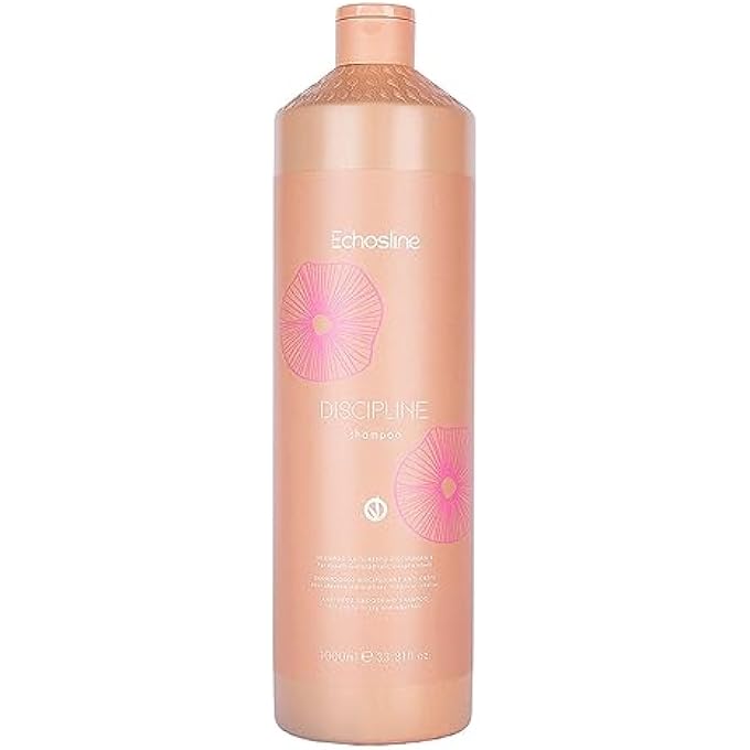 Echosline Discipline Vegan Leave-In Shampoo - Taming Formula for Unruly Hair - 1000 ml. / 33.8 fl.oz.