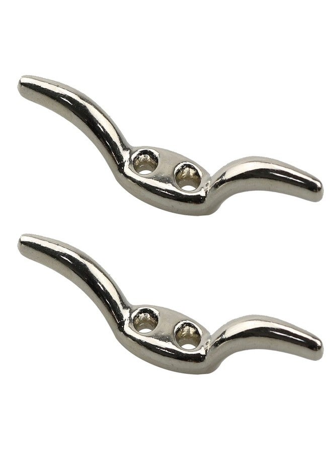MEETOOT 4pcs Blind Accessories Hooks, Zinc Alloy Blind Cord Cleat Winder Rope Cleat Hook for Home Office Window Blinds and Flagpoles, Boats, Awnings, Tarpaulins - Image 3