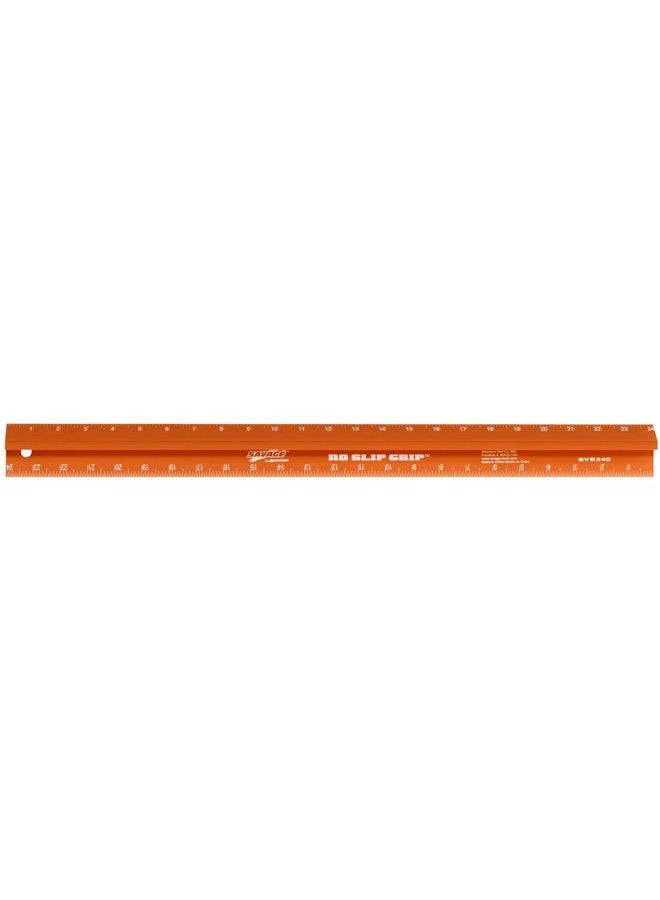 Swanson Tool Co. , Inc SVE240 24-Inch Savage Straight Edge, Non-marring, Anodised and Laser-Etched Scale - Image 1