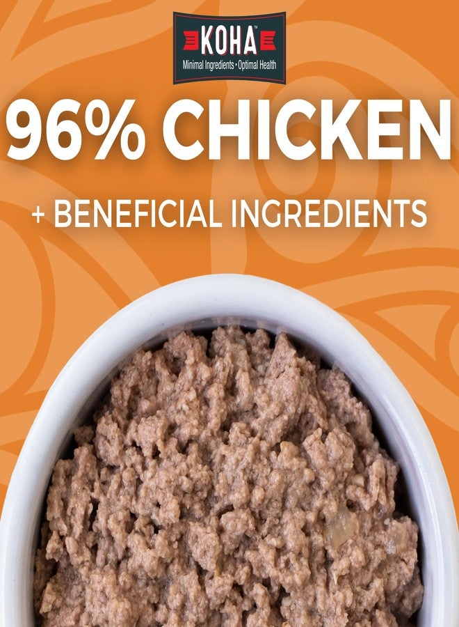 KOHA Limited Ingredient Diet Chicken Pate for Cats - Single Meat Wet Cat Food for Sensitive Stomachs - Pate Cat Food with No Fillers - 3oz Pack of 24 - Image 2