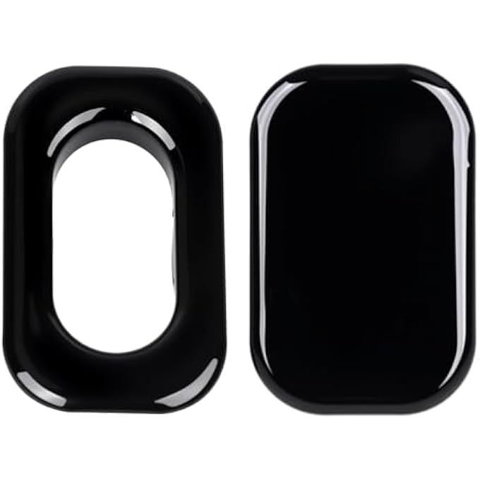 rayihni Black Motorcycle Antenna Hole Cover for Harley Touring Road Glide FLTRI 2010-2023 Street Glide FLHX 2006-2023 Road King Special 2017-2023Front-to-Back - Image 1