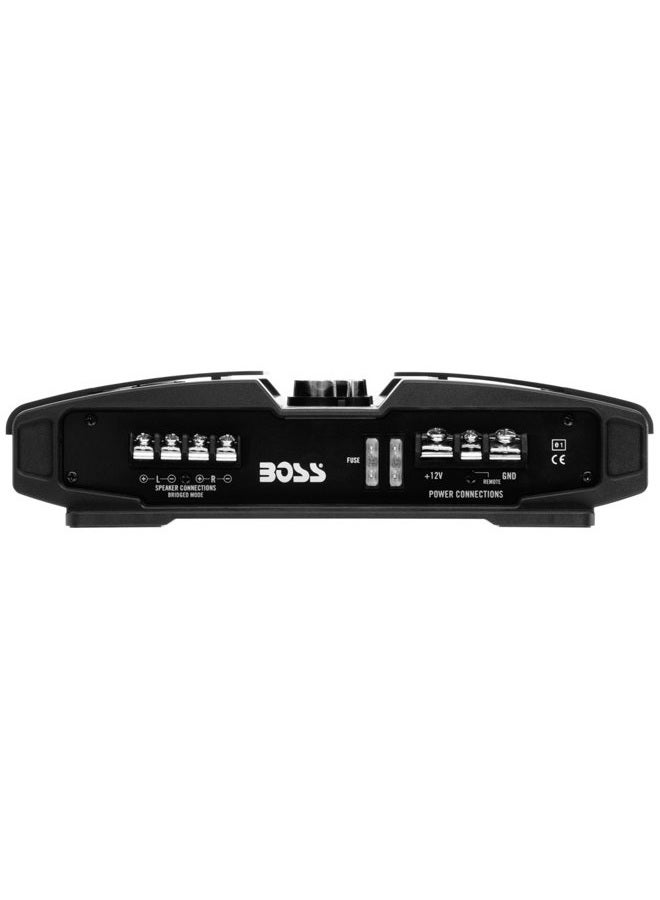 BOSS AUDIO SYSTEMS PT1600 Phantom Series Car Stereo Amplifier – 1600 High Output, 2 Channel, Class A/B, 2/4 Ohm, High/Low Level Inputs, High/Low Pass Crossover, Full Range, Mosfet, Bridgeable - Image 5
