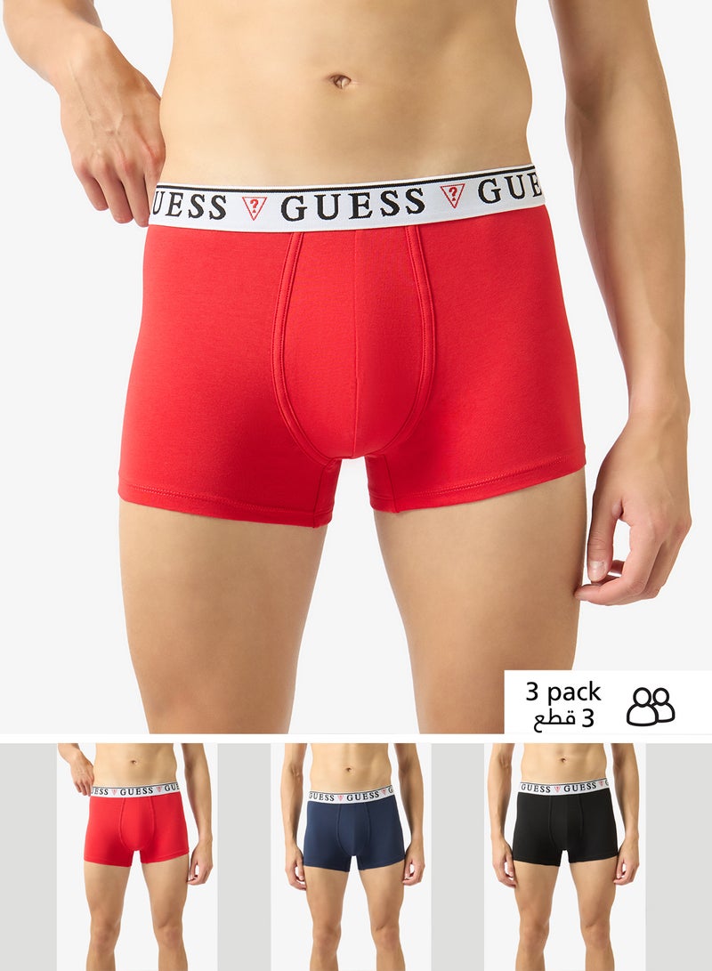 GUESS 3-Pack Boxer Trunks - Image 1