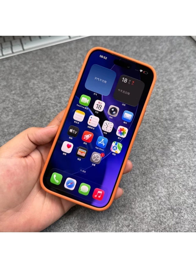 جراب مغناطيسي لهاتف آيفون 17 برو 6.3 بوصة، متوافق مع MagSafe، يوفر حماية كاملة لعدسة الكاميرا، غطاء خلفي شفاف غير لامع، نحيف وبسيط ومقاوم للصدمات. - Image 5