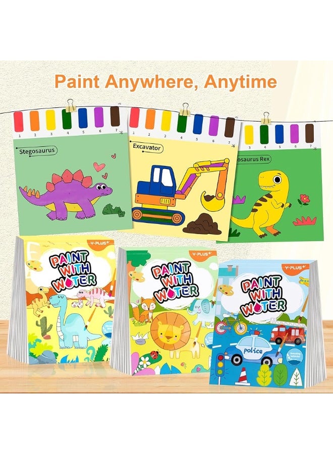 YPLUS Paint with Water Books for Toddlers, Watercolor Painting Paper for Kids Ages 1-3, 2-4, Art Craft Gift for Drawing with Brush, Animals - Image 5