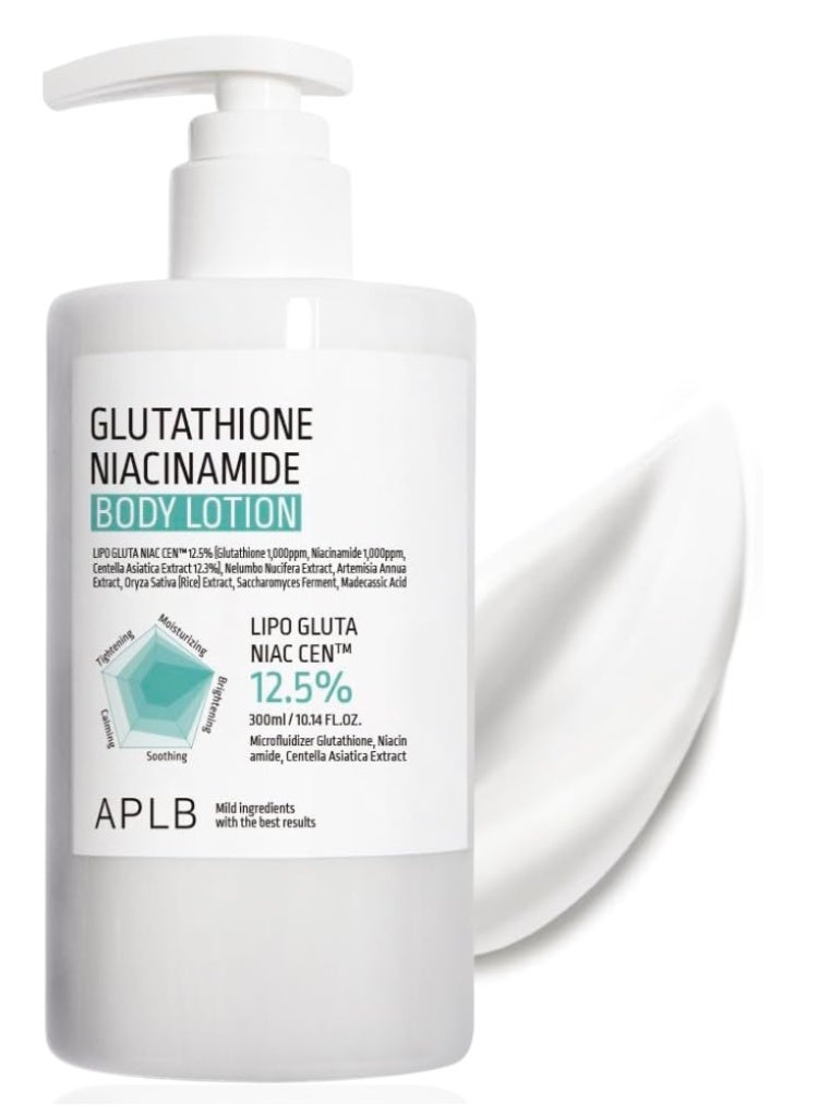 APLB Glutathione Niacinamide Body Lotion – Brightening, Even Tone & Deep Moisture Care for Radiant Smooth Skin - Image 1