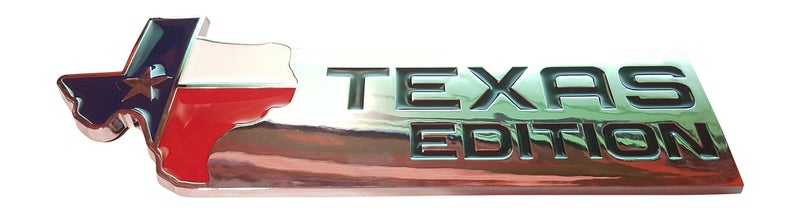 Muzzys XL Texas Edition Emblem Badge FITS F150 F250 F350 Tailgate Universal Stick On Ram Tundra Tacoma F150 Silverado Titan Hood Door Tail Gate Grille Fender