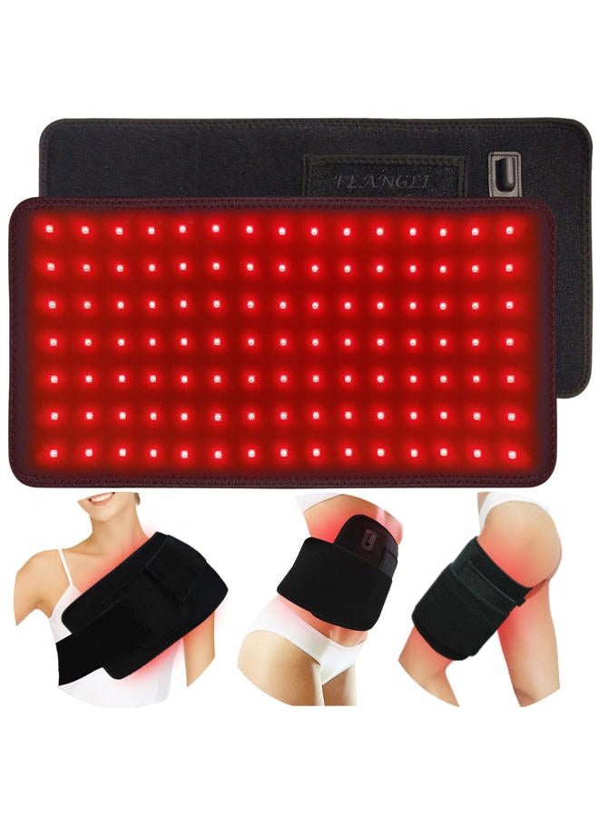 feangli Infrared Red Light Therapy Wearable Infrared Light Wrap with Timer 3-in-1 Chips 660nm&850nm for Body Pain Relief, Decrease Inflammation, Recovery - Image 1