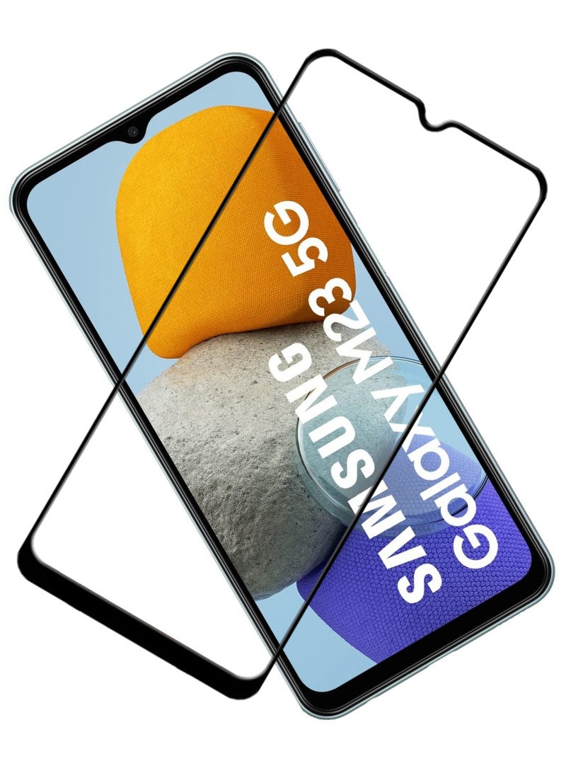 ACLIX Antistatic ESD Dustproof Premium Quality High Definition Tempered Glass Screen Protector Designed For Samsung Galaxy M23 - Image 1