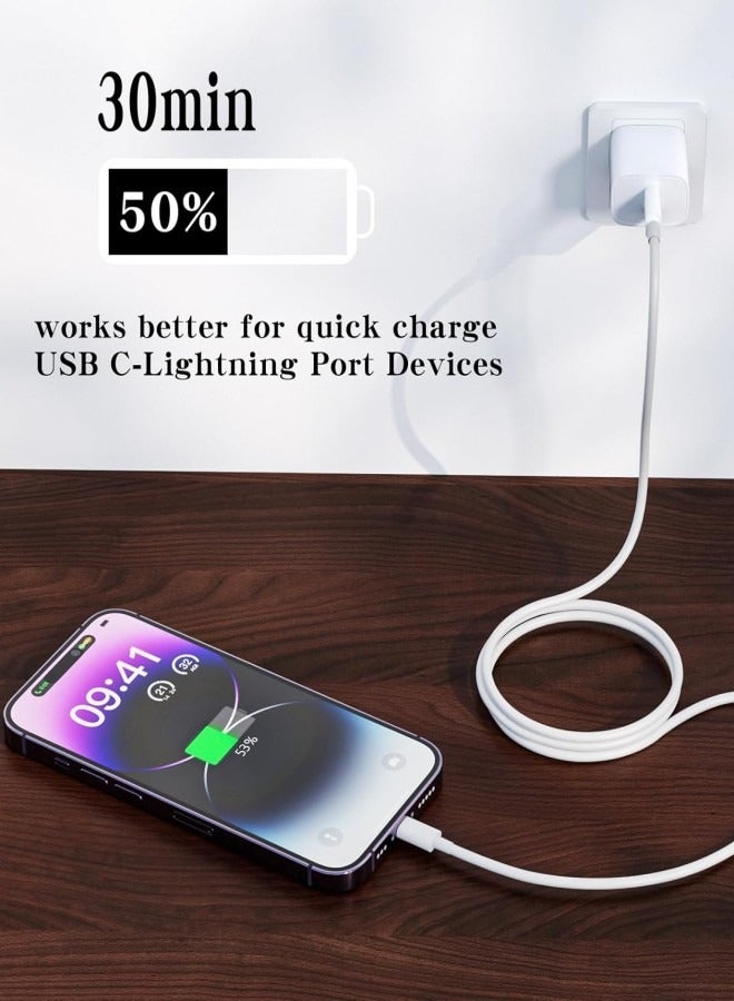 Flyview iPhone Charger Cable 1M [MFi Certified] USB C to Lightning Cable Fast Charging Power Delivery PD 20W iPhone Cable for iPhone 14/14 Pro/14 Plus/14 Pro Max, iPad Pro, iPhone 8-13 All Series  - Image 4
