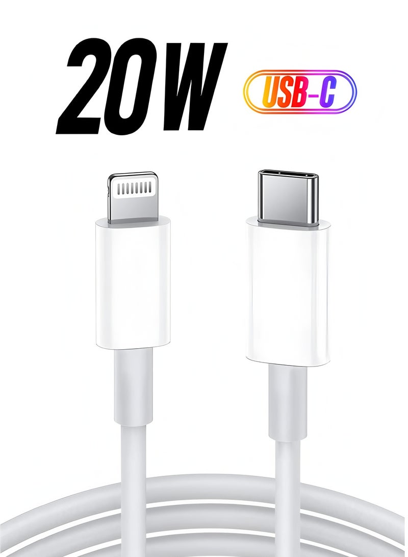 Flyview iPhone Charger Cable 1M [MFi Certified] USB C to Lightning Cable Fast Charging Power Delivery PD 20W iPhone Cable for iPhone 14/14 Pro/14 Plus/14 Pro Max, iPad Pro, iPhone 8-13 All Series  - Image 1