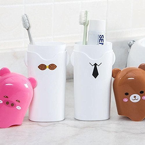myzon Toothbrush Toothpaste & Holder Travel Hiking Camping Outdoors Portable Storage Box. Set of 1 - Image 2