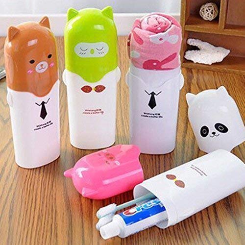 myzon Toothbrush Toothpaste & Holder Travel Hiking Camping Outdoors Portable Storage Box. Set of 1 - Image 4