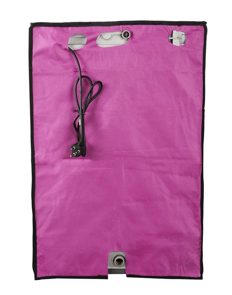 Classic® Top Load Washing Machine Cover Suitable For LG 8 Kg, 8.5 Kg, 9 Kg, 9.5 Kg, 10 Kg (63cms X 63cms X 93cms) Color - Pink - Image 3