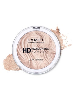 LAMEL Hd Highlighting Face Powder Natural Glow And Luminous Finish, Baked Blendable Pigmented Formula Longlasting & Faderesistant Wear, 402 12G;0.42 Oz  - Image 2