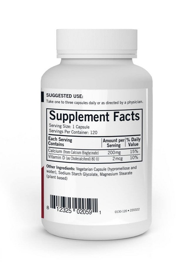 Kirkman - Calcium 200 mg - 120 Capsules - Supports Heart Function - Helps Maintain Strong Bones - Hypoallergenic - Image 2