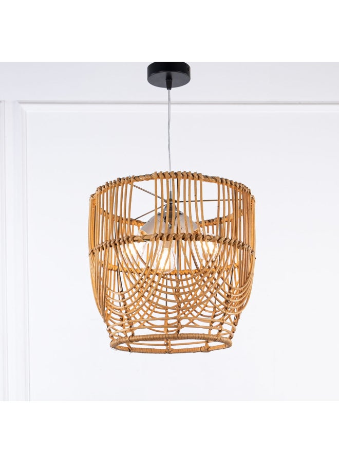tbshomelamp Bamboo-Boho Celling Lighting Beige  40x45 cm  - Image 4