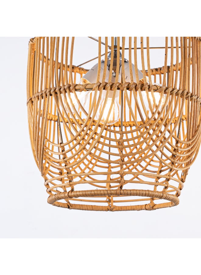 tbshomelamp Bamboo-Boho Celling Lighting Beige  40x45 cm  - Image 3