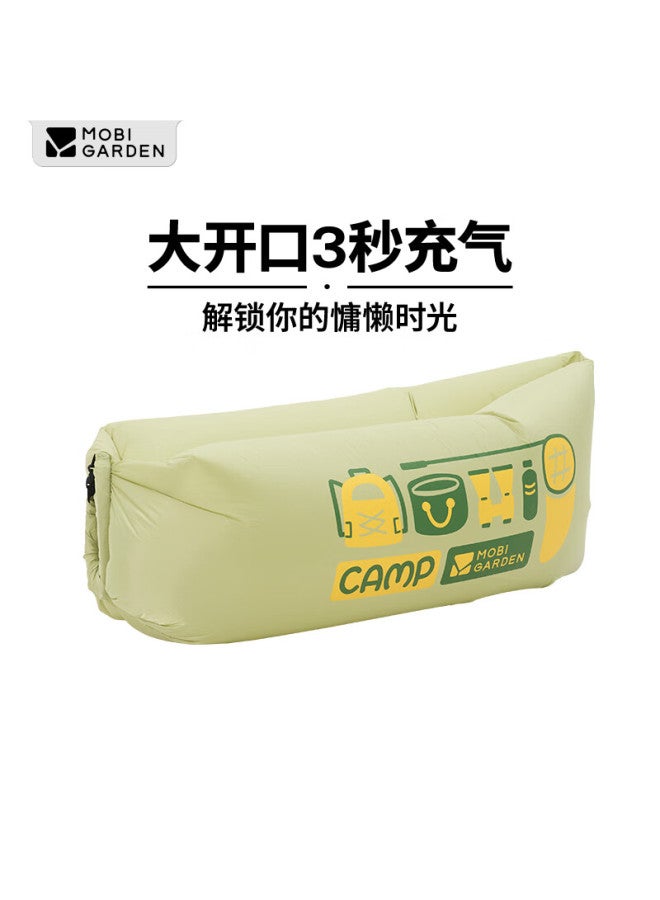 Mobigarden Yunyue Inflatable Sofa, Outdoor Camping Music Festival Lazy Air Cushion Bed, Nx24690005, Light Grass Gree - Image 2