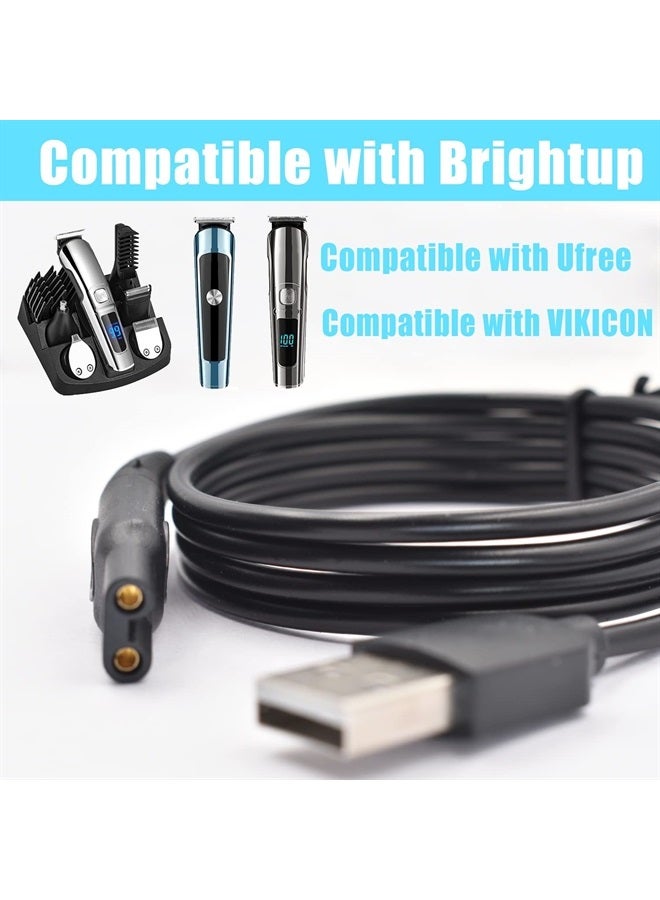 BOEEA Charger Cable Compatible with Brightup/Ufree/VIKICON Beard Trimmer All-in-one multifunctional grooming kit Hair Clippers USB Cable - Image 2