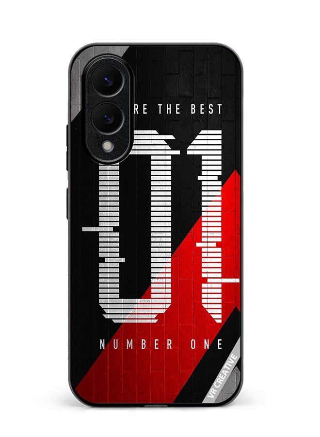 VR CREATIVE Protective Case Cover For Samsung Galaxy S25 Edge Number One Design Multicolour