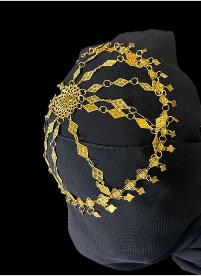 Generic - Artificial Imitation 12 layers Hair Jewelry Head Jewelry for Girls Emirati Culture upto 12 years - Image 1