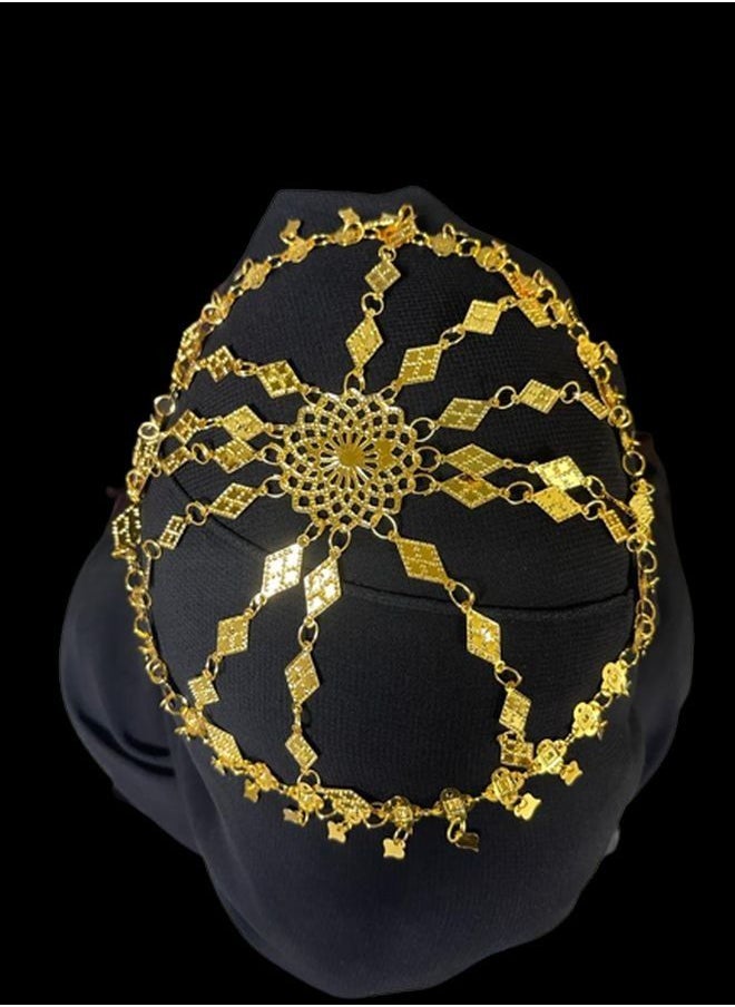 Generic - Artificial Imitation 12 layers Hair Jewelry Head Jewelry for Girls Emirati Culture upto 12 years - Image 1