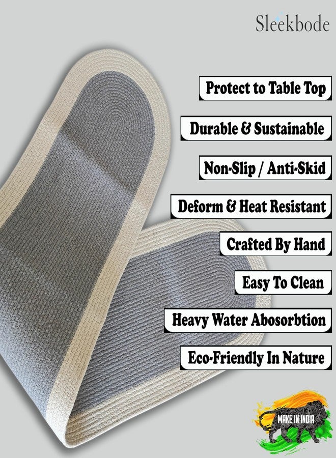 SLEEKBODE Dining Table Runner for 6 Seater | Table Runners for Living Room | Cotton Runner for Centre Table | Side Table Cover | Runner for Dining | Home Center Table Runner (137 X 30 Centimeter) - Image 5