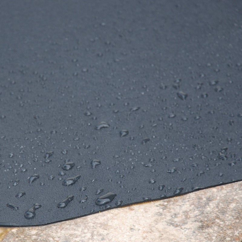 VersaTex Multi-Purpose Recycled Rubber Floor Mat for Indoor or Outdoor Use, Utility Mat for Entryway, Tool Bench, Garage, Under-Sink, Patio, and Door Mat; 36" x 60", Black - Image 5