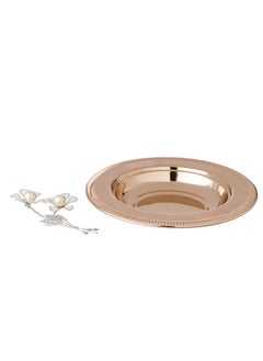 Dania Metal Date Plate, Size 18 Cm + Date Plate, 6 Cm + Flower Decorative Brooch With Magnet  - Image 4