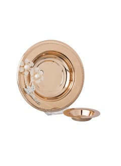 Dania Metal Date Plate, Size 18 Cm + Date Plate, 6 Cm + Flower Decorative Brooch With Magnet  - Image 2