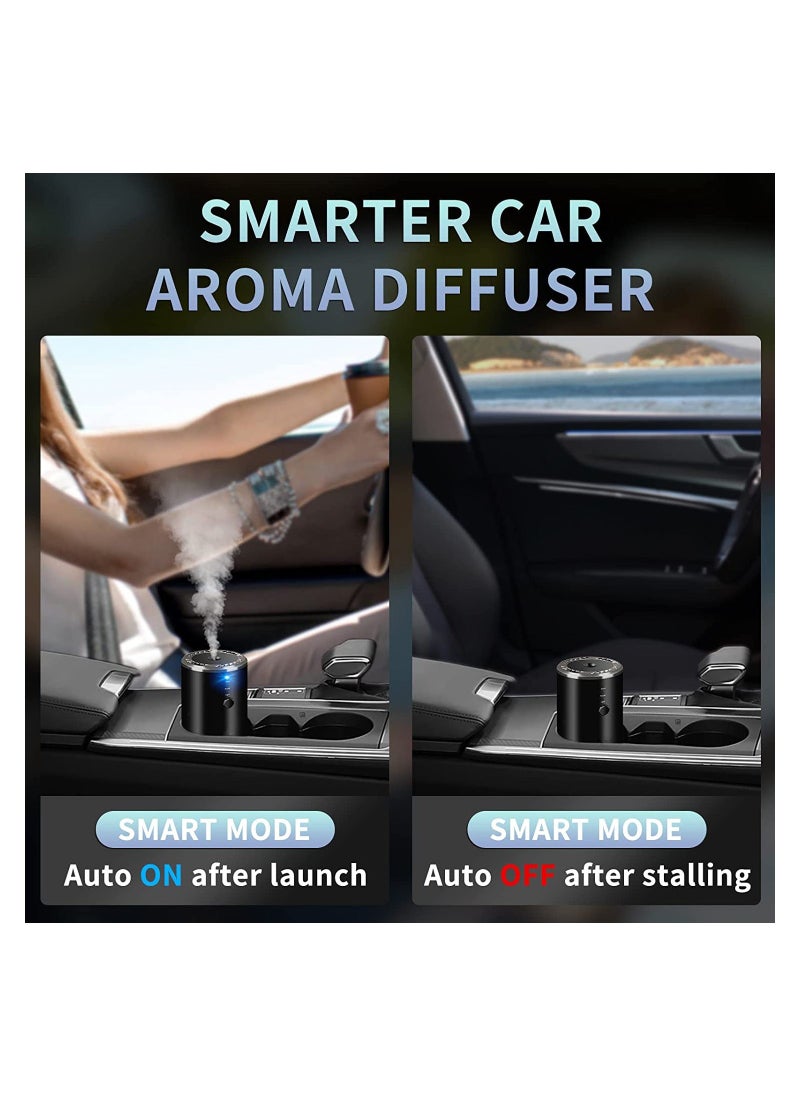 Generic - Car Air Freshener Aromatherapy Diffuser, Automatic Silent Spray Smart Car Fragrance Machine  with Marine Essential Oil Set, Compatible with Other Brand Perfume - Image 1