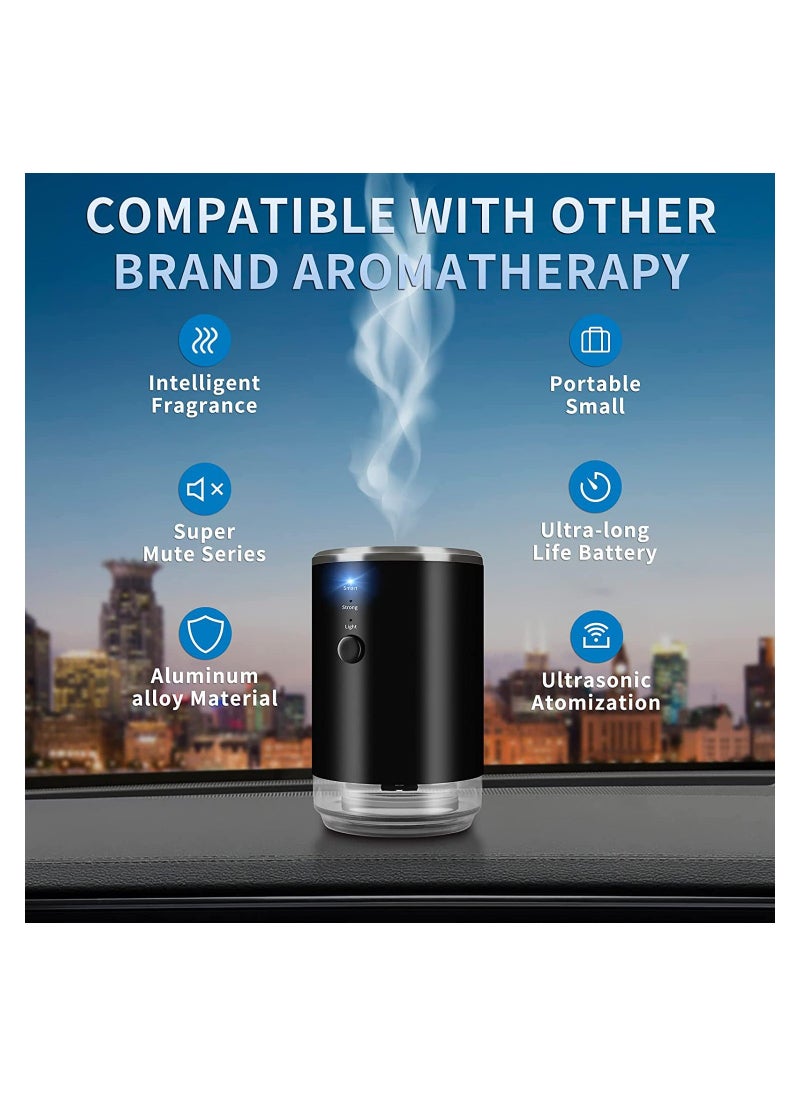 Generic - Car Air Freshener Aromatherapy Diffuser, Automatic Silent Spray Smart Car Fragrance Machine  with Marine Essential Oil Set, Compatible with Other Brand Perfume - Image 1