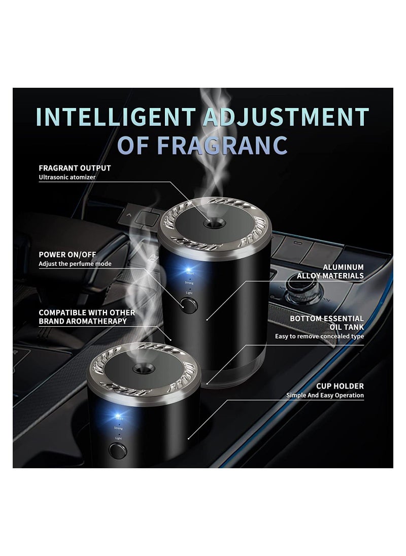 Generic - Car Air Freshener Aromatherapy Diffuser, Automatic Silent Spray Smart Car Fragrance Machine  with Marine Essential Oil Set, Compatible with Other Brand Perfume - Image 1