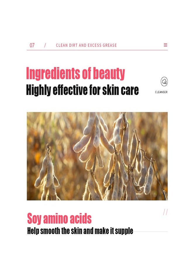 BIOAQUA Peach Cleanser Foam Amino Acid Clarifying Facial Skin Cleansing 100g / 3.53oz - Image 5