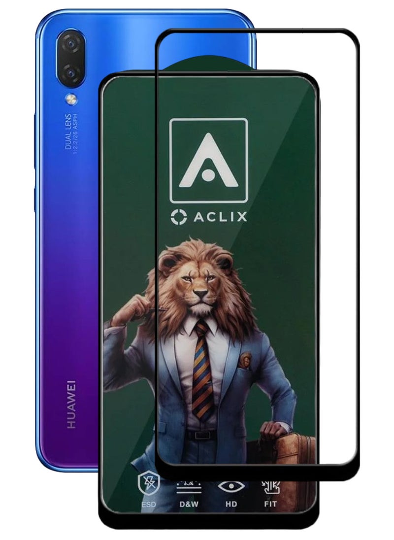 ACLIX Antistatic ESD Dustproof Premium Quality High Definition Tempered Glass Screen Protector Designed For Huawei nova 3i - Image 1