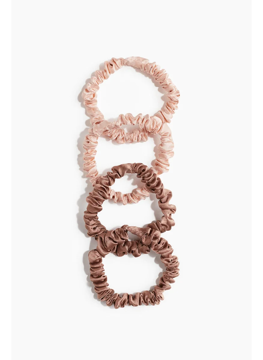 H&M 4-Pack Silk Scrunchies