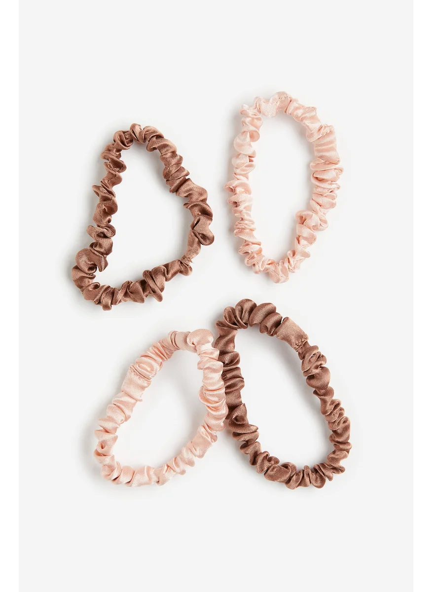 H&M 4-Pack Silk Scrunchies