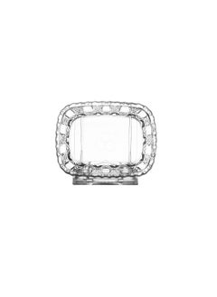 VIRA Clear glass plate set for nuts, sweets and all kinds of presentations, consisting of 6 plates, size 9*7 cm  - Image 5