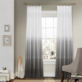 Vue Signature Vue Signature VUE SIGNATURE Arashi 52" x 95" Rod Pocket Single Panel Privacy Window Treatment Living Room, Grey  - Image 1
