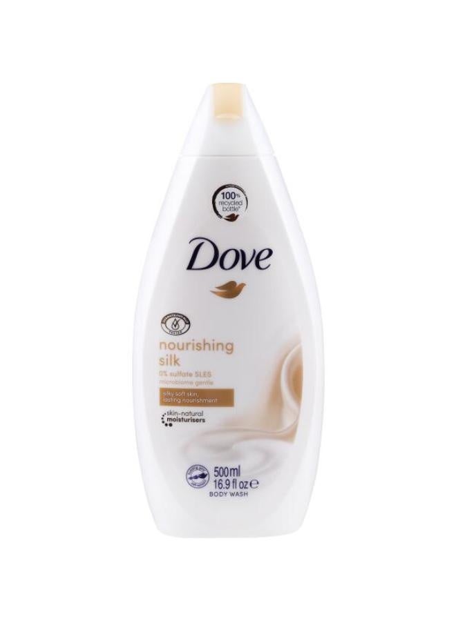 Dove Nourishing Silk Body Wash 500ml