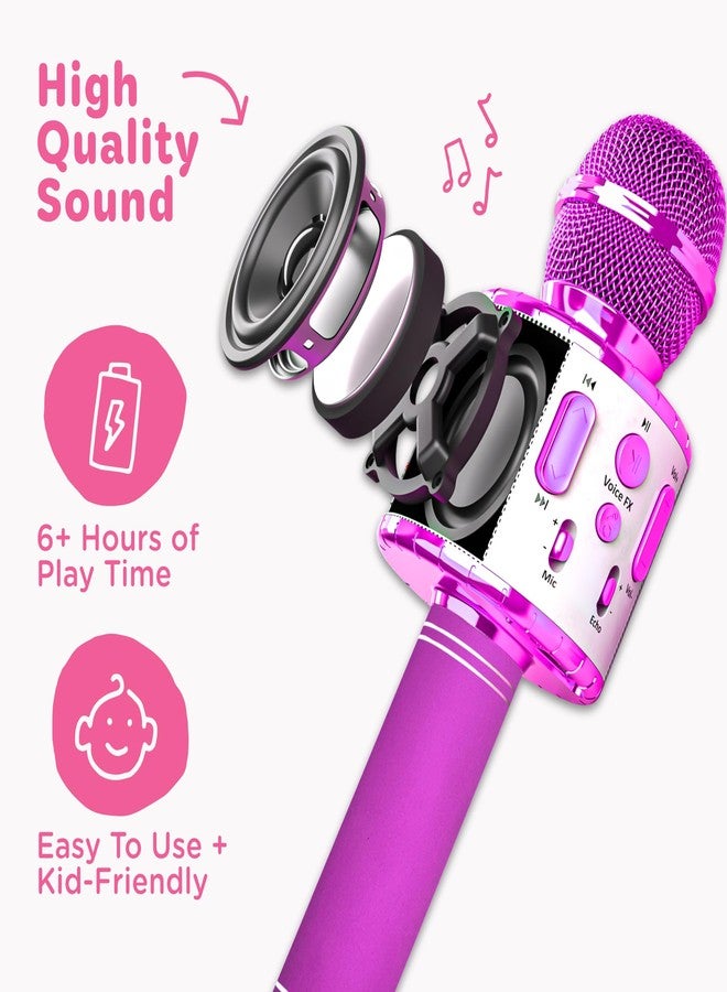 Move2Play, Kids Karaoke Microphone | Includes Pre-Loaded Songs & Bluetooth | Kids Birthday Party Gift | Toy for All Ages 2, 3, 4, 5, 6+ Year Old Girls, Boys & Toddlers - Image 5