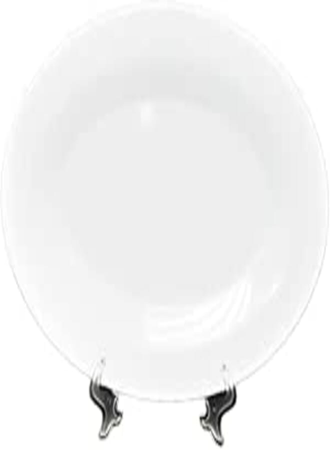 Pure Melamine Oval Service Plate,White,Small,‎136051