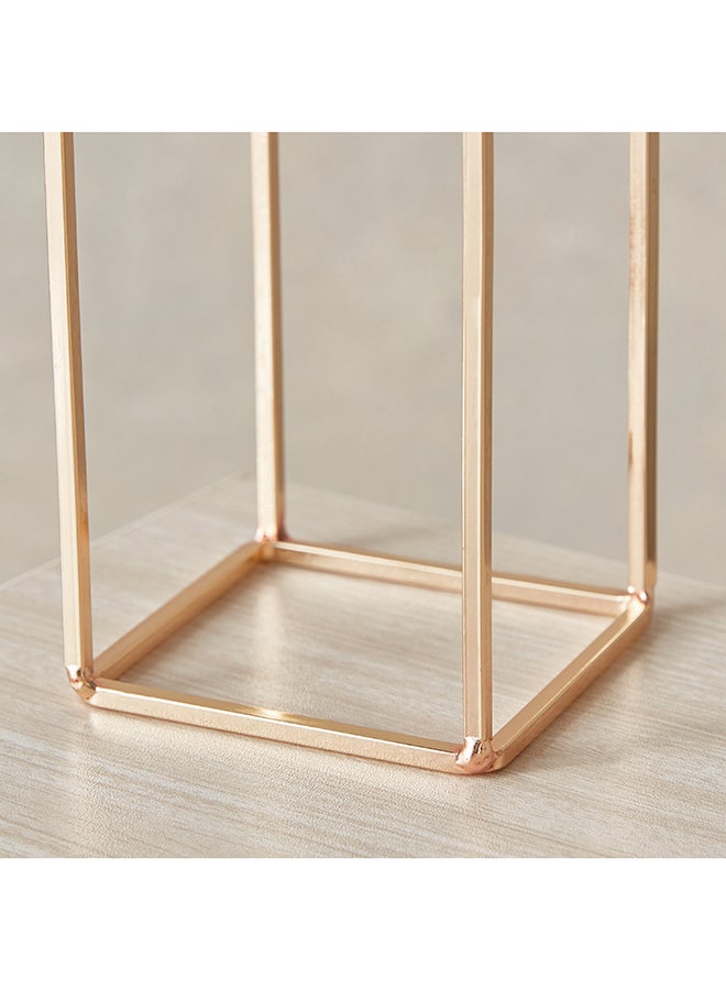 Home Box Orlie Metal Modern Candle Holder with Glass Votive 8 x 21 x 8 cm - Image 4