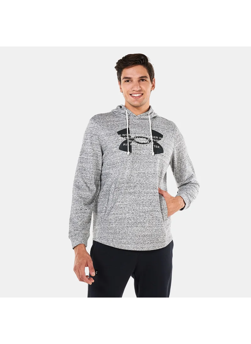 اندر ارمور Men's Rival Terry Logo Hoodie
